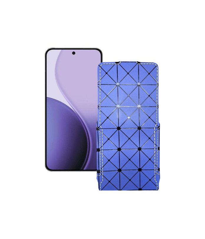 Чохол-флип з екошкіри для телефону OPPO Reno14 Pro