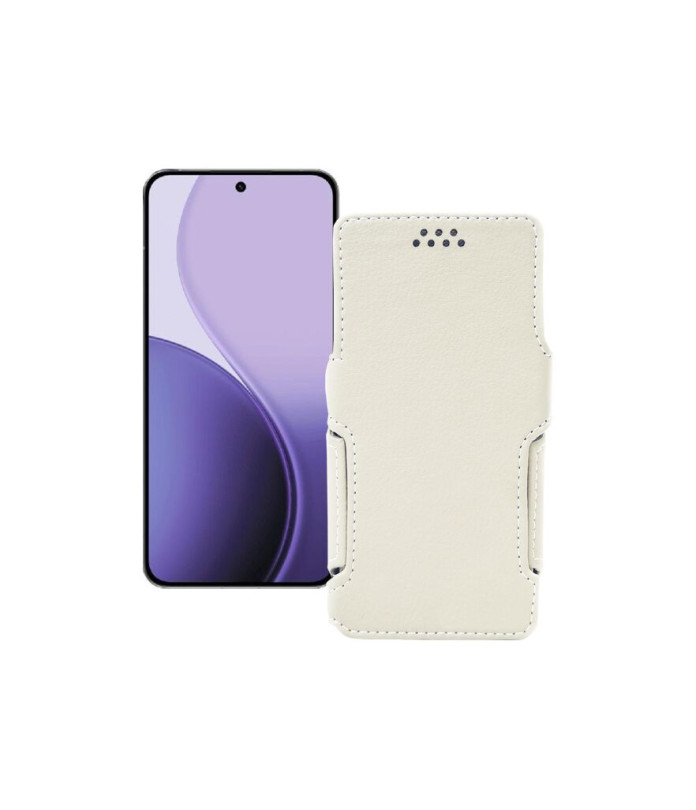Чохол-книжка з екошкіри для телефону OPPO Reno14 Pro