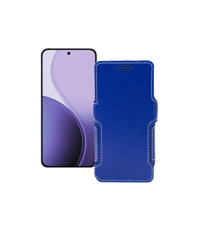 Чохол-книжка з екошкіри для телефону OPPO Reno14 Pro