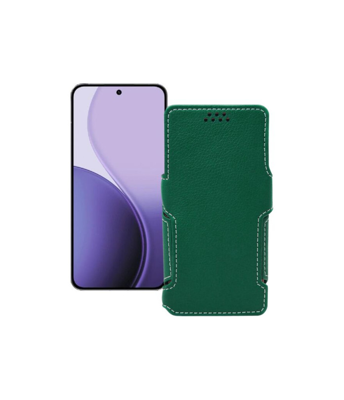 Чохол-книжка з екошкіри для телефону OPPO Reno14 Pro
