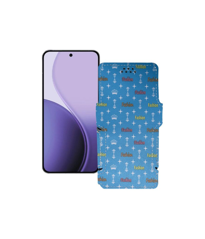 Чохол-книжка з екошкіри для телефону OPPO Reno14 Pro