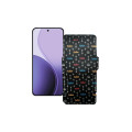Чохол-книжка з екошкіри для телефону OPPO Reno14 Pro
