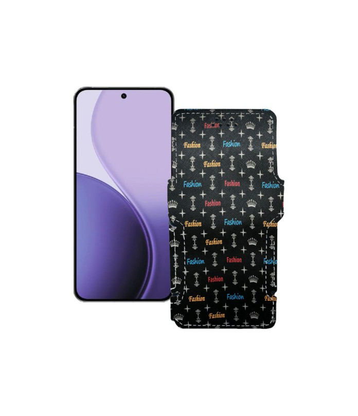 Чохол-книжка з екошкіри для телефону OPPO Reno14 Pro