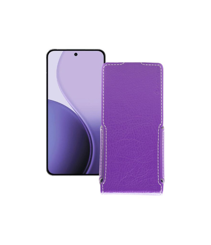 Чохол-флип з екошкіри для телефону OPPO Reno14 Pro