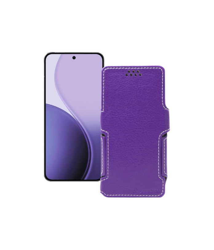 Чохол-книжка з екошкіри для телефону OPPO Reno14 Pro