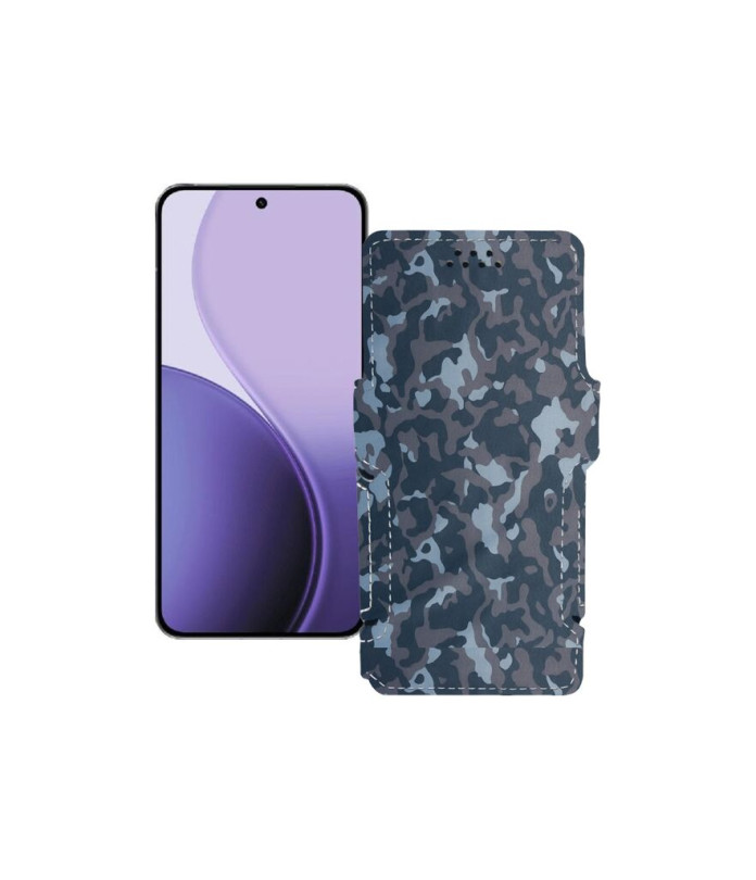 Чохол-книжка з екошкіри для телефону OPPO Reno14 Pro
