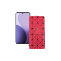 Чохол-флип з екошкіри для телефону OPPO Reno14 Pro