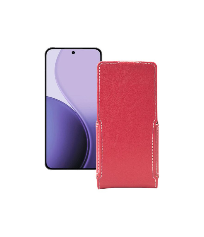 Чохол-флип з екошкіри для телефону OPPO Reno14 Pro