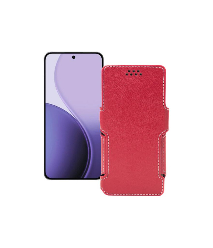 Чохол-книжка з екошкіри для телефону OPPO Reno14 Pro