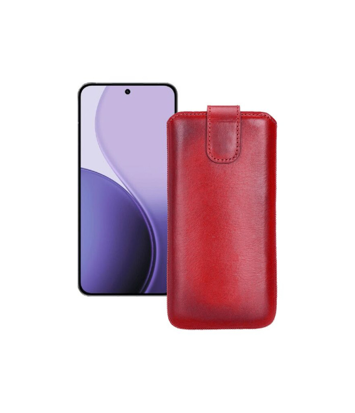 Витяжка з екошкіри для телефону OPPO Reno14 Pro
