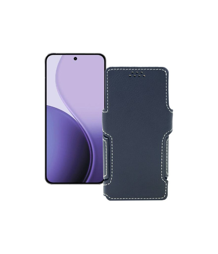 Чохол-книжка з екошкіри для телефону OPPO Reno14 Pro