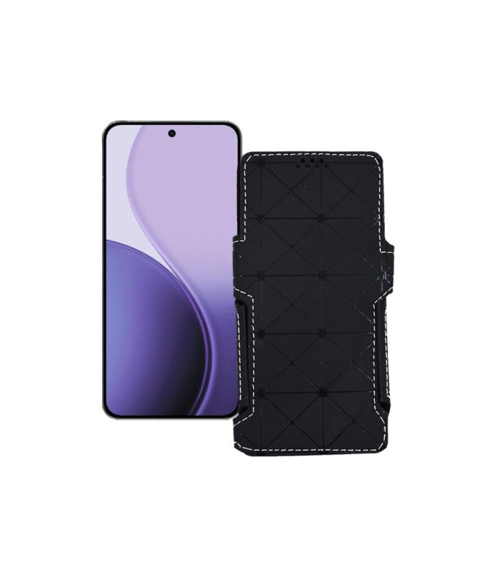 Чохол-книжка з екошкіри для телефону OPPO Reno14 Pro