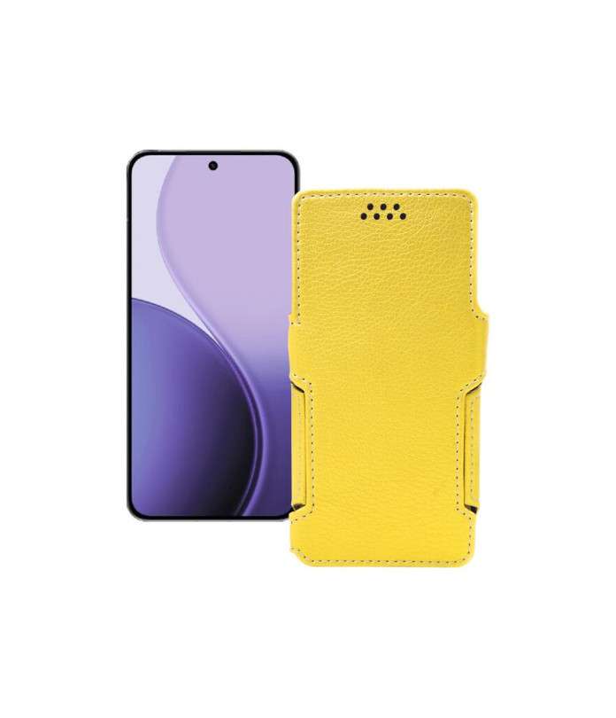 Чохол-книжка з екошкіри для телефону OPPO Reno14 Pro