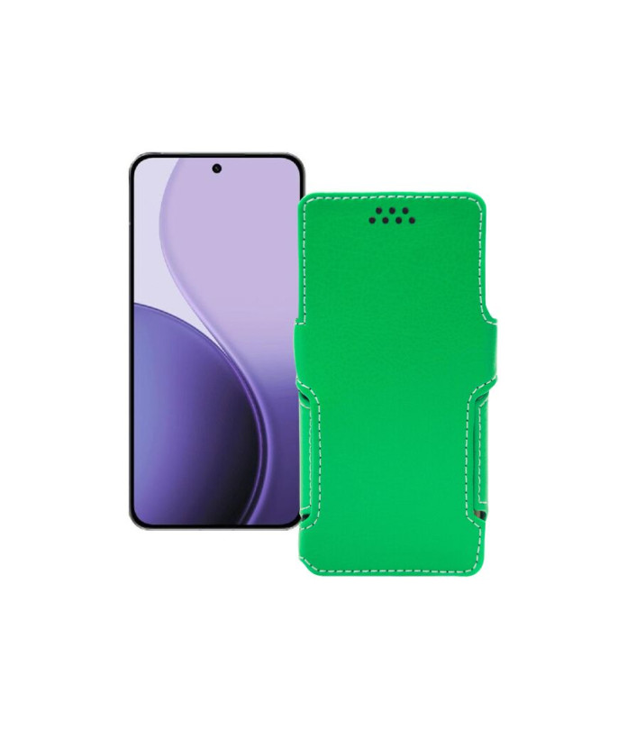 Чохол-книжка з екошкіри для телефону OPPO Reno14 Pro