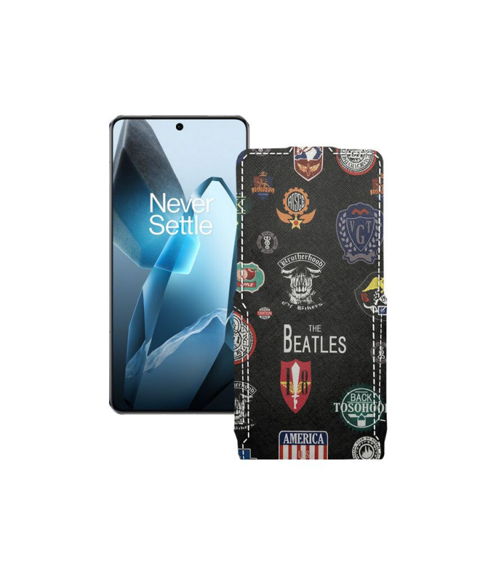 Чохол-флип з екошкіри для телефону OnePlus 13
