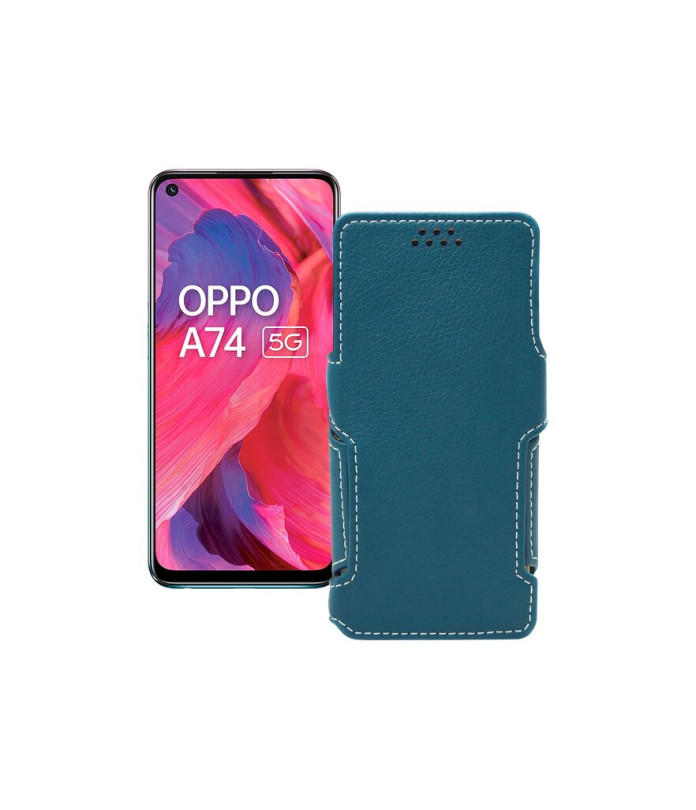 Чохол-книжка з екошкіри для телефону OPPO A74 5G