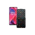 Чохол-флип з екошкіри для телефону OPPO A74 5G