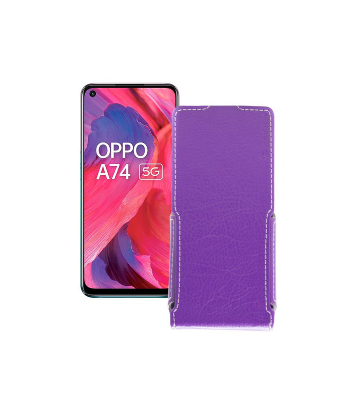 Чохол-флип з екошкіри для телефону OPPO A74 5G