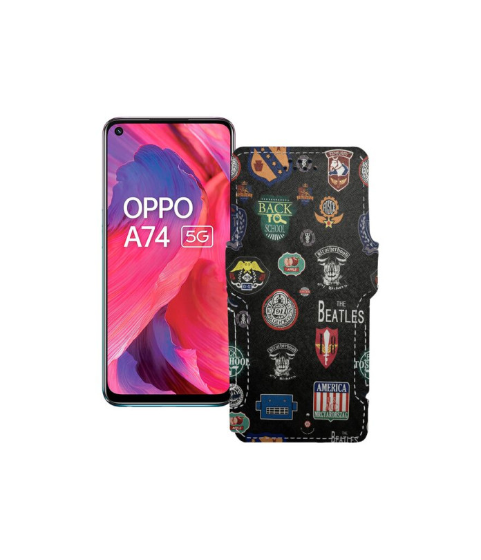 Чохол-книжка з екошкіри для телефону OPPO A74 5G