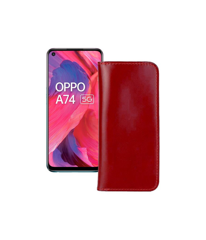 Портмоне з шкіри для телефону OPPO A74 5G