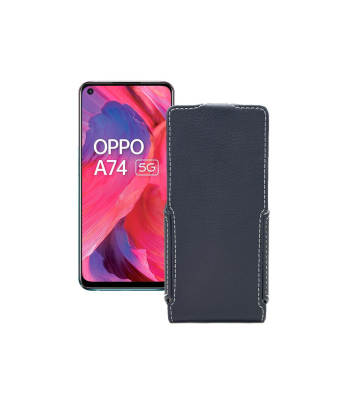 Чохол-флип з екошкіри для телефону OPPO A74 5G