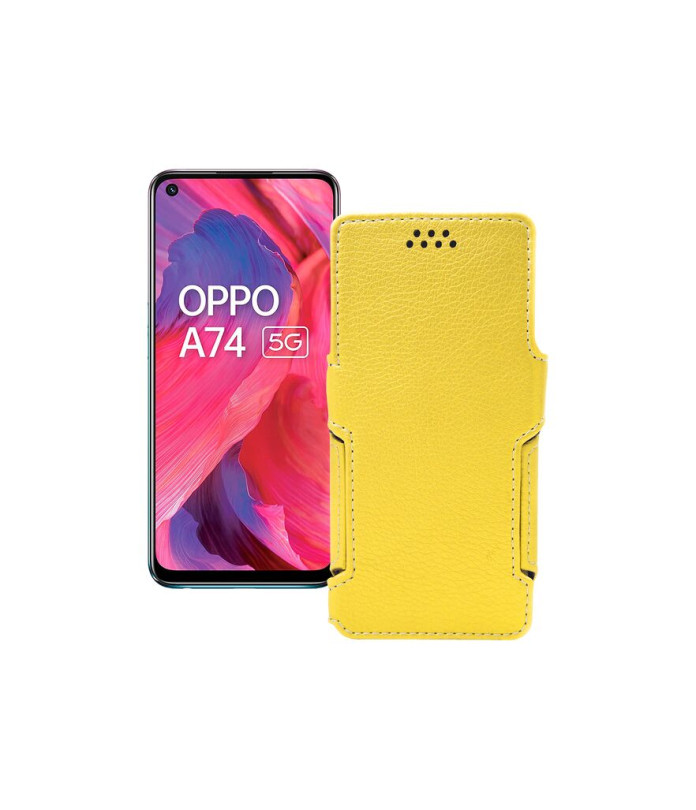 Чохол-книжка з екошкіри для телефону OPPO A74 5G