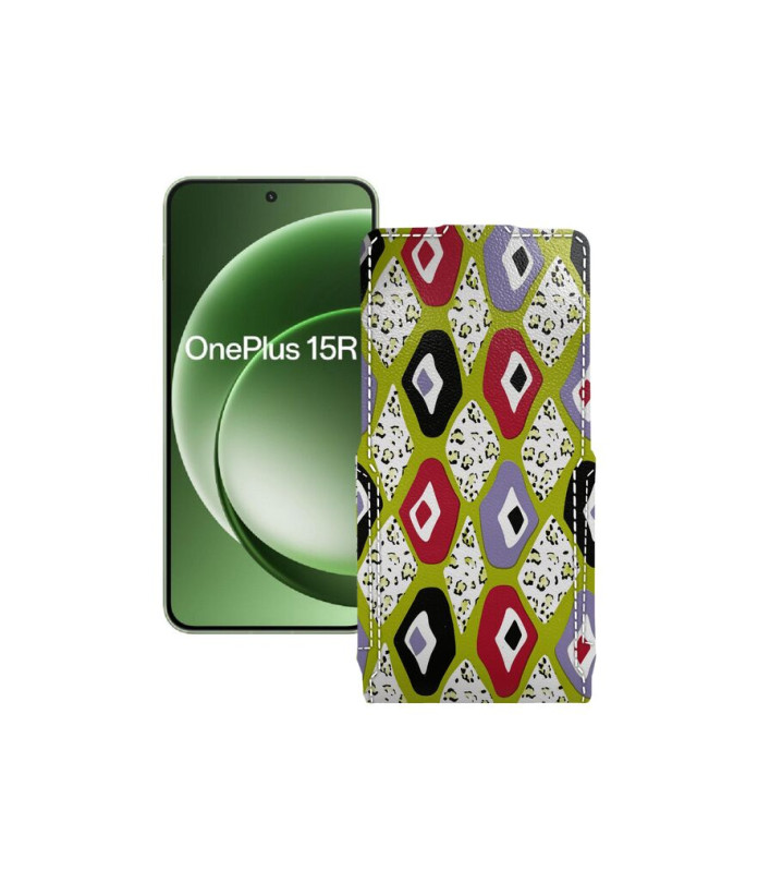 Чохол-флип з екошкіри для телефону OnePlus 15R 5G