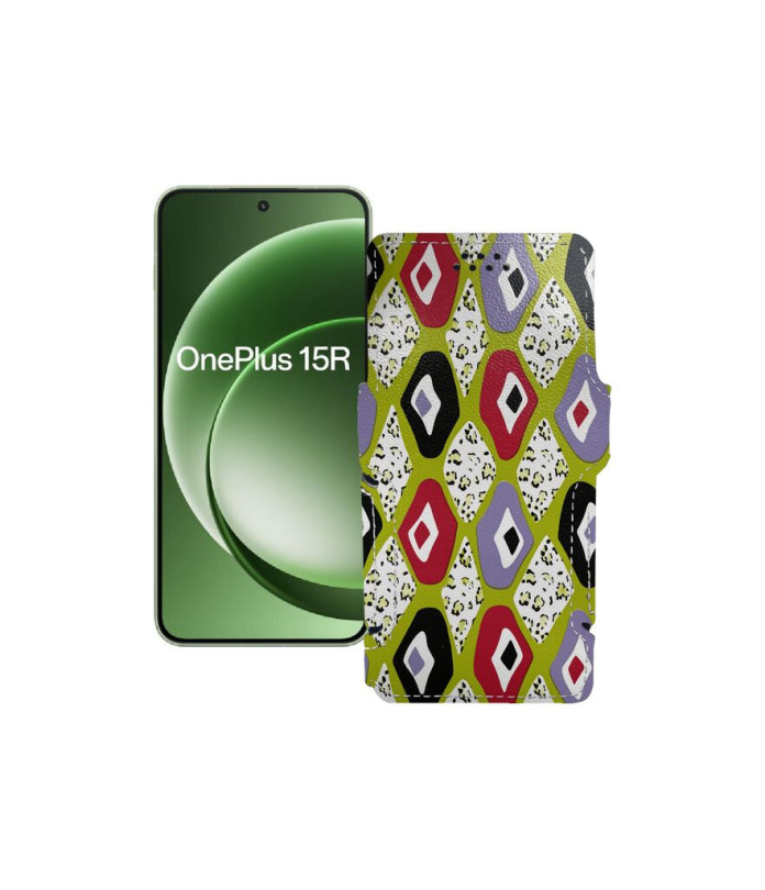 Чохол-книжка з екошкіри для телефону OnePlus 15R 5G