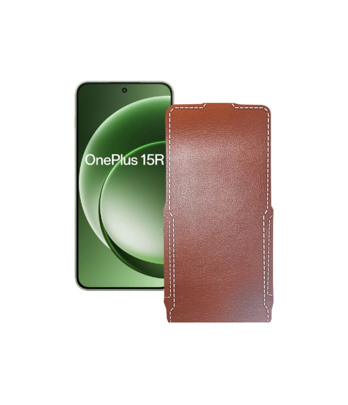 Чохол-флип з екошкіри для телефону OnePlus 15R 5G