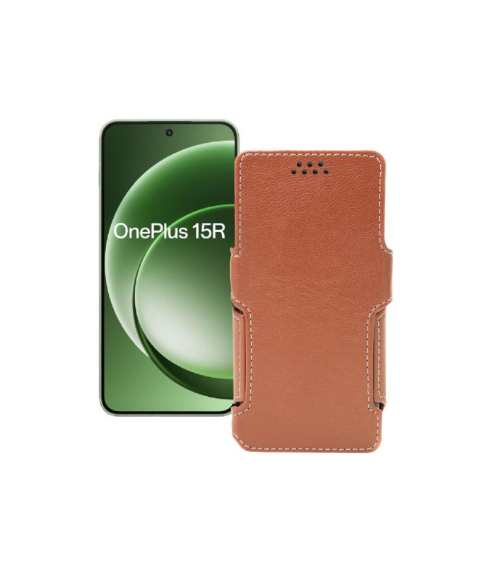 Чохол-книжка з екошкіри для телефону OnePlus 15R 5G