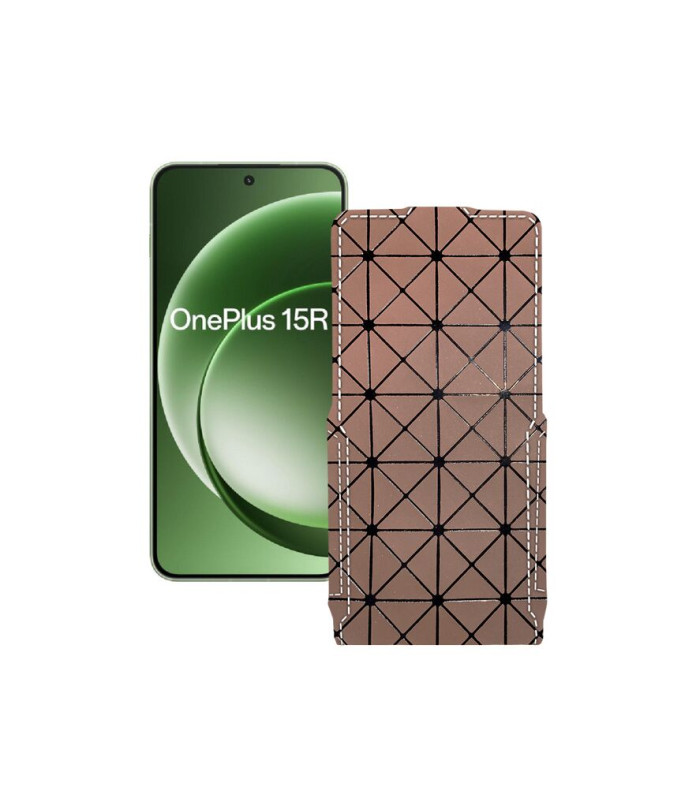 Чохол-флип з екошкіри для телефону OnePlus 15R 5G