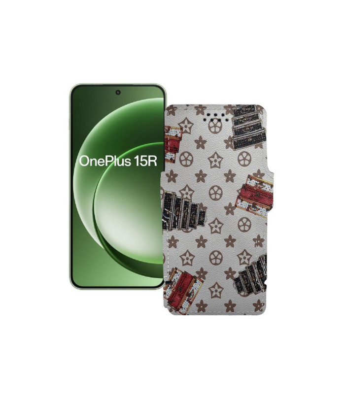 Чохол-книжка з екошкіри для телефону OnePlus 15R 5G