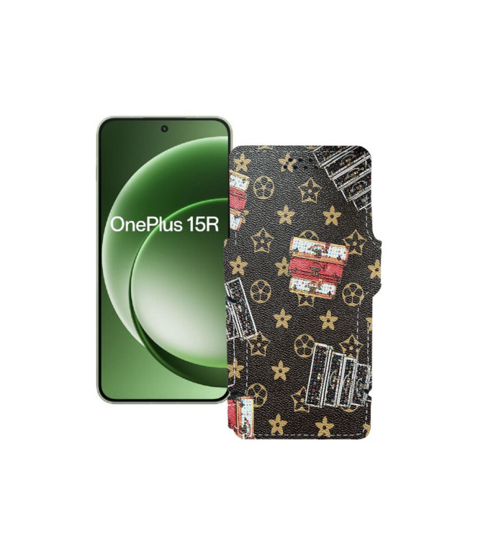 Чохол-книжка з екошкіри для телефону OnePlus 15R 5G