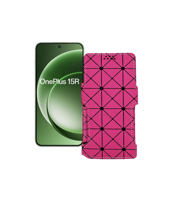 Чохол-книжка з екошкіри для телефону OnePlus 15R 5G