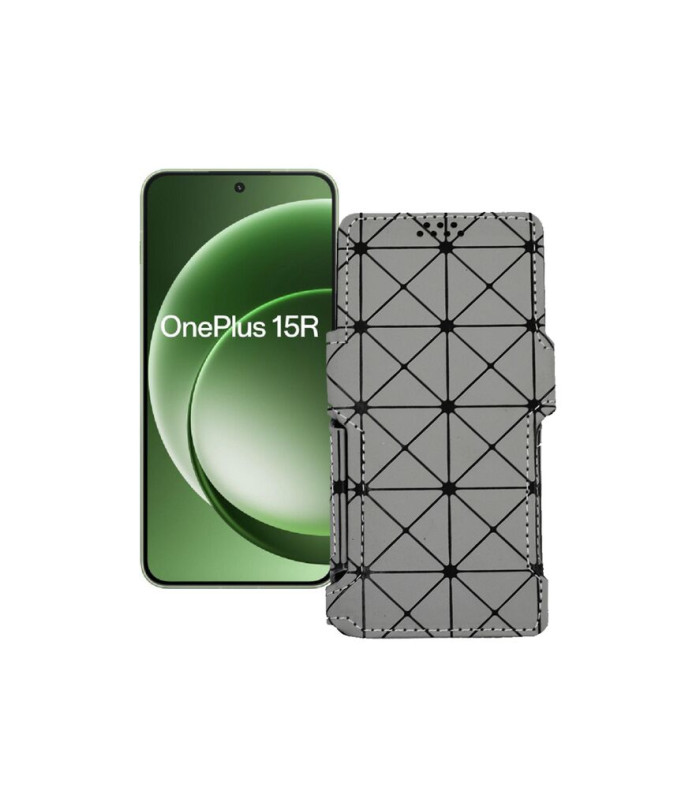 Чохол-книжка з екошкіри для телефону OnePlus 15R 5G