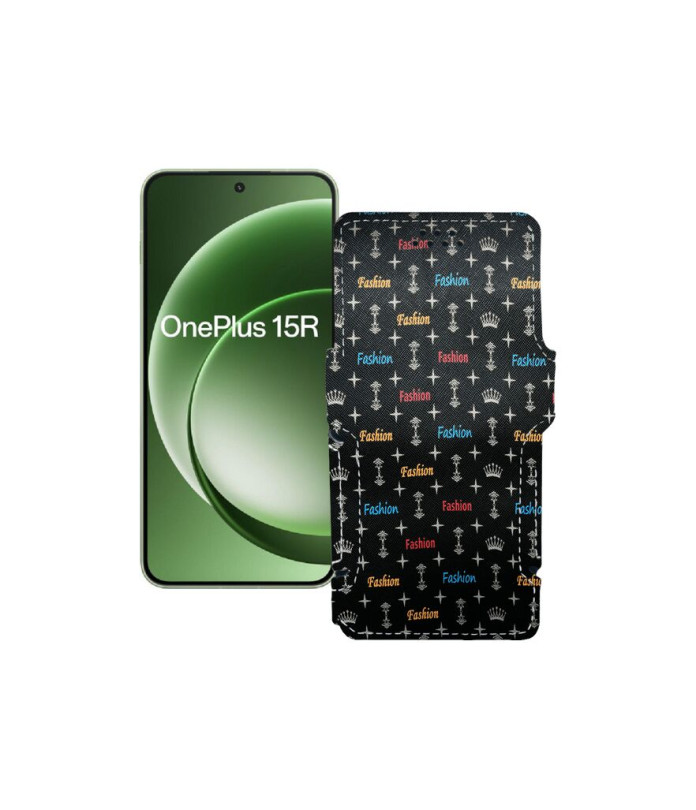 Чохол-книжка з екошкіри для телефону OnePlus 15R 5G