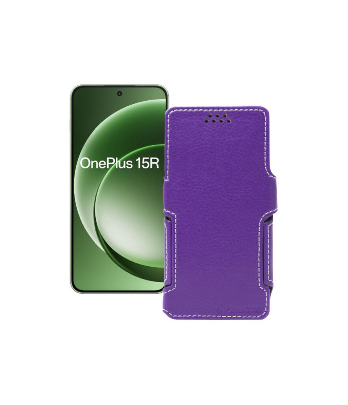 Чохол-книжка з екошкіри для телефону OnePlus 15R 5G