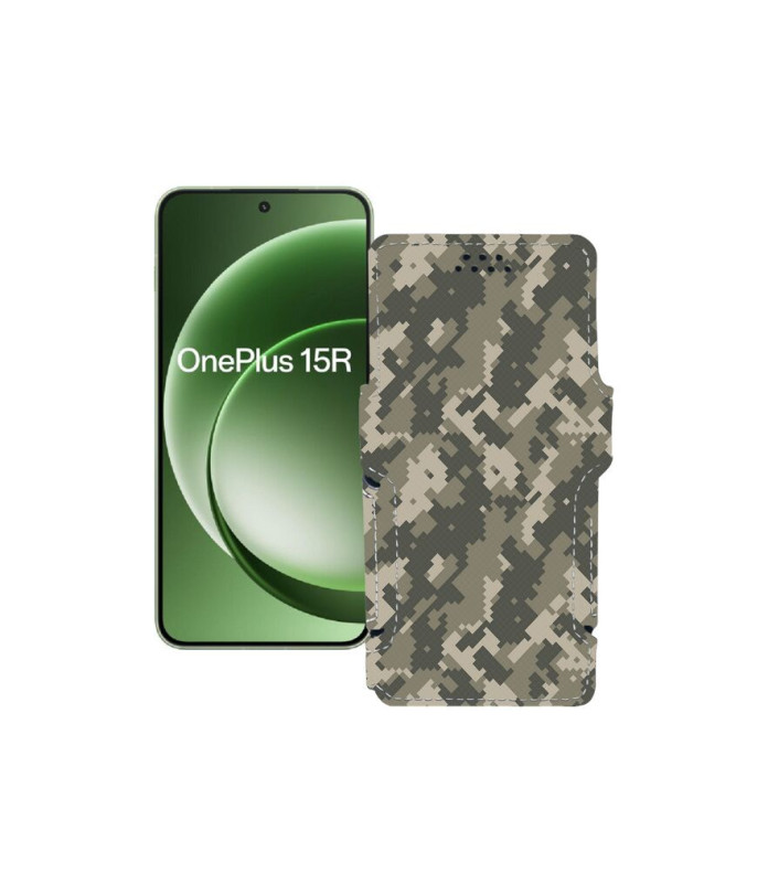 Чохол-книжка з екошкіри для телефону OnePlus 15R 5G