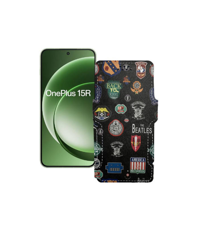 Чохол-книжка з екошкіри для телефону OnePlus 15R 5G