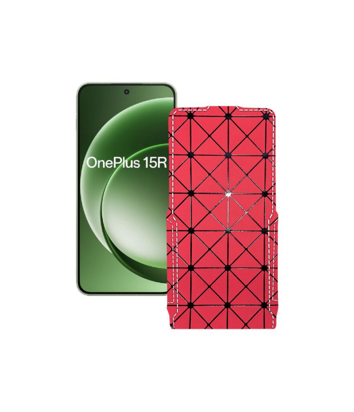 Чохол-флип з екошкіри для телефону OnePlus 15R 5G
