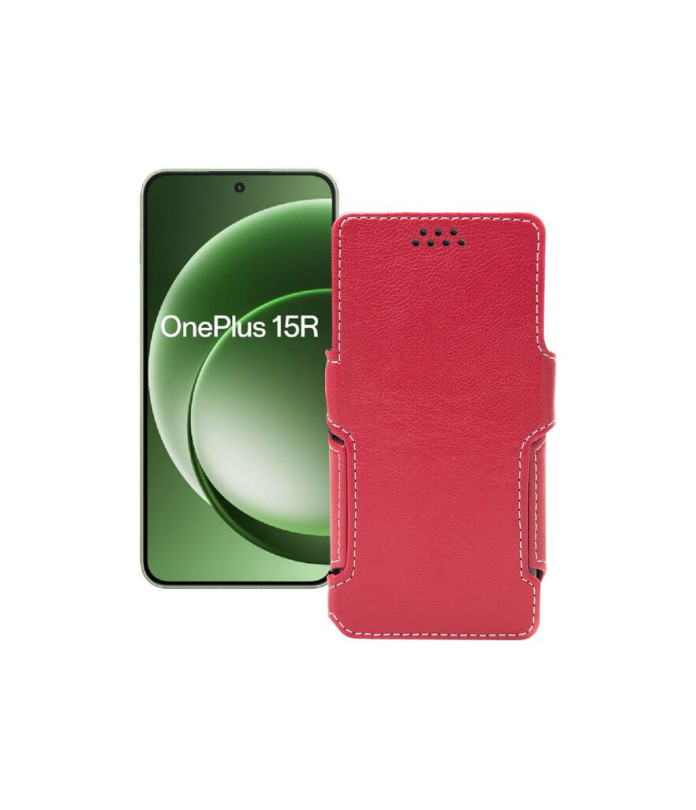 Чохол-книжка з екошкіри для телефону OnePlus 15R 5G