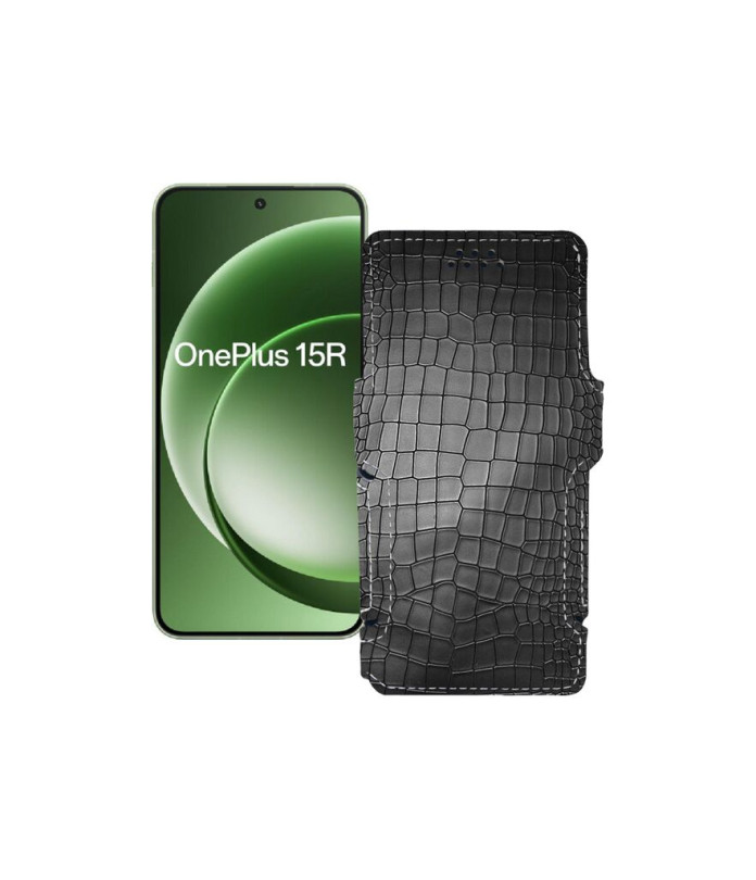 Чохол-книжка з екошкіри для телефону OnePlus 15R 5G