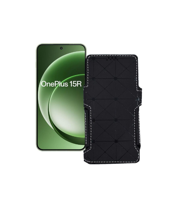Чохол-книжка з екошкіри для телефону OnePlus 15R 5G