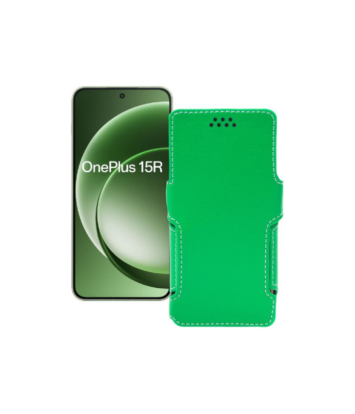 Чохол-книжка з екошкіри для телефону OnePlus 15R 5G