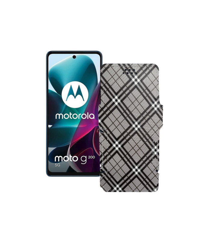 Чохол-книжка з екошкіри для телефону Motorola G200