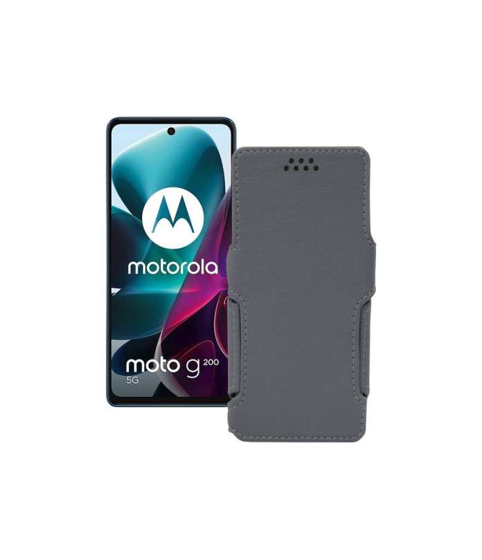 Чохол-книжка з екошкіри для телефону Motorola G200