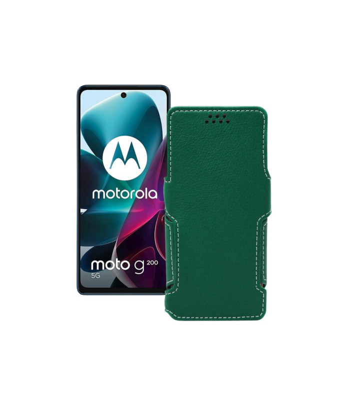 Чохол-книжка з екошкіри для телефону Motorola G200