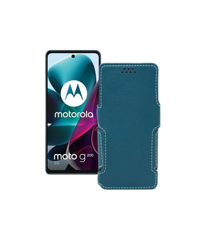 Чохол-книжка з екошкіри для телефону Motorola G200