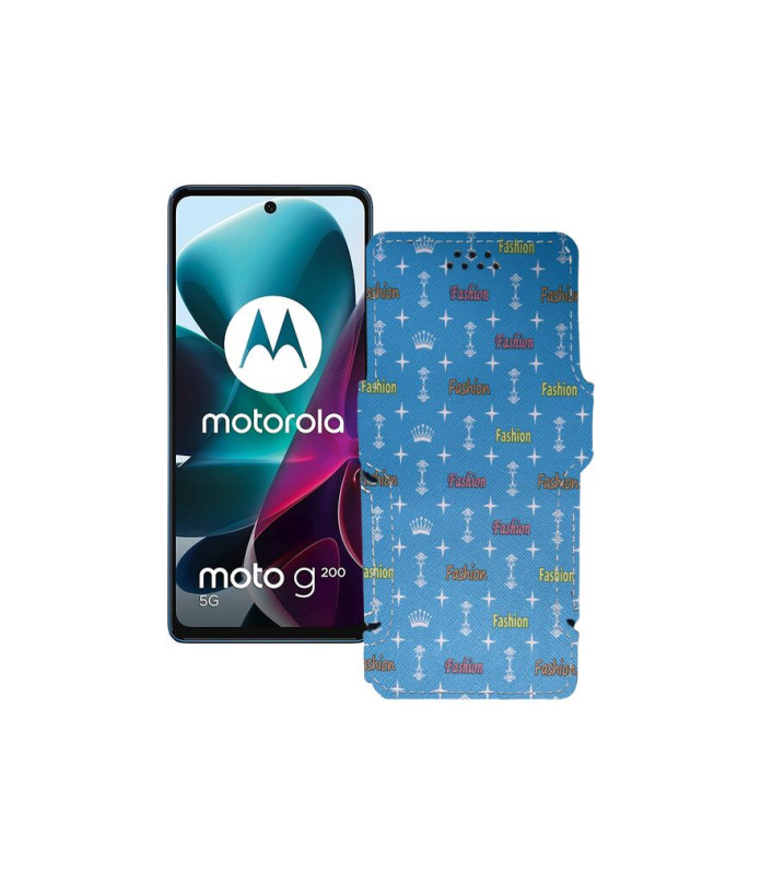 Чохол-книжка з екошкіри для телефону Motorola G200