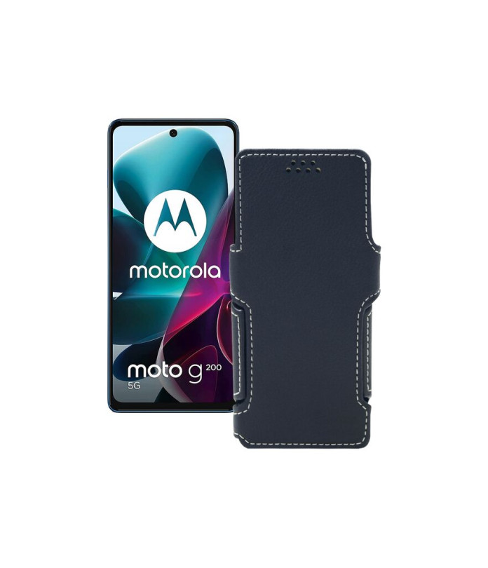 Чохол-книжка з екошкіри для телефону Motorola G200